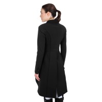 EQUESTRO® dresurni ženski tekmovalni frak - črn