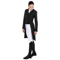 EQUESTRO® dresurni ženski tekmovalni frak - črn