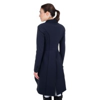 EQUESTRO® dresurni ženski tekmovalni frak- temno moder