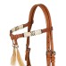 Bosal z uzdo in mecate vajetmi Pool's WHITE TASSEL Bosal z uzdo in mecate vajetmi Pool's WHITE TASSEL