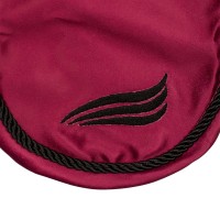 SUPREME naušniki SATIN - bordo rdeča