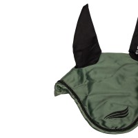 SUPREME naušniki SATIN - temno zelena