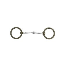 Snaffle brzda POOL'S WESTERN BIT SATIN STELL