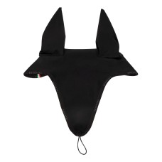 Naušniki EQUESTRO BREATHABLE PODALJŠANI, ČRNI