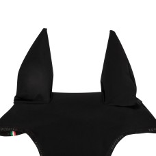 Naušniki EQUESTRO BREATHABLE PODALJŠANI, ČRNI
