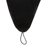 Naušniki EQUESTRO BREATHABLE PODALJŠANI, ČRNI