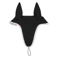 Naušniki EQUESTRO BREATHABLE PODALJŠANI, ČRNI