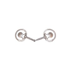 Western  snaffle brzda SHOW D-ring