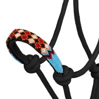 Pool's vrvična oglavka s povodcem PEARLS - črna