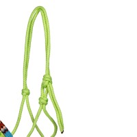 Pool's vrvična oglavka s povodcem PEARLS - limeta