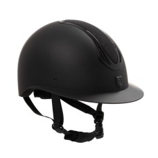 Equestro® jahalna čelada AZAEL STONE, širok vizir