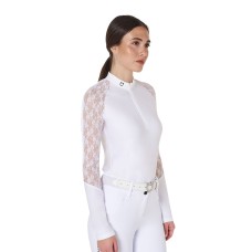 EQUESTRO® ženska tehnična tekmovalna majica z dolgimi rokavi LACE EQUESTRO® ženska tehnična tekmovalna majica z dolgimi rokavi LACE