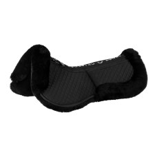 EQUESTRO® korekcijska bombažna podloga SHEEPSKIN - z vložki BLACK