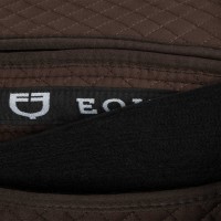 EQUESTRO® korekcijska bombažna podloga SHEEPSKIN - z vložki BROWN/BROWN