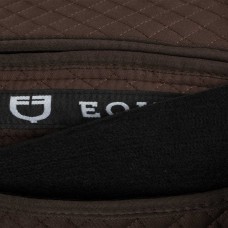 EQUESTRO® korekcijska bombažna podloga SHEEPSKIN - z vložki BROWN/BROWN