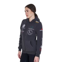 Ženski hoodie MULTILOGO, grey