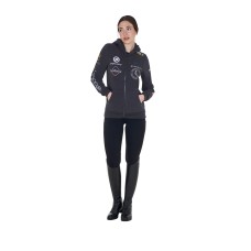 Ženski hoodie MULTILOGO, grey