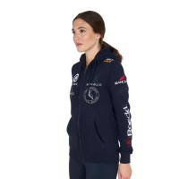 Ženski hoodie MULTILOGO, navy blazer