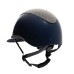 Equestro® jahalna čelada LUXURY WIDE VISOR, modra /srebrna Equestro® jahalna čelada LUXURY WIDE VISOR, modra /srebrna