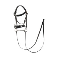 Usnjena uzda za Equestro® Hobby Horse konjička Equestro® SHINY Usnjena uzda za Equestro® Hobby Horse konjička Equestro® SHINY