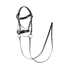 Usnjena uzda za Equestro® Hobby Horse konjička Equestro® SHINY