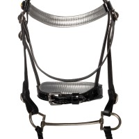 Usnjena uzda za Equestro® Hobby Horse konjička Equestro® SHINY