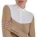 EQUESTRO® ženska tehnična tekmovalna majica TECHNICAL BEIGE, dolg rokav EQUESTRO® ženska tehnična tekmovalna majica TECHNICAL BEIGE, dolg rokav
