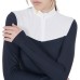 EQUESTRO® ženska tehnična tekmovalna majica TECHNICAL NAVY, dolg rokav EQUESTRO® ženska tehnična tekmovalna majica TECHNICAL NAVY, dolg rokav