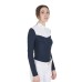 EQUESTRO® ženska tehnična tekmovalna majica TECHNICAL NAVY, dolg rokav EQUESTRO® ženska tehnična tekmovalna majica TECHNICAL NAVY, dolg rokav