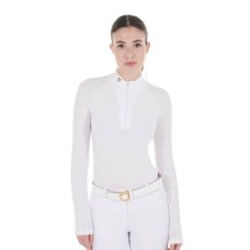 EQUESTRO® ženska tehnična tekmovalna majica LONG SLEEVE, dolg rokav EQUESTRO® ženska tehnična tekmovalna majica LONG SLEEVE, dolg rokav