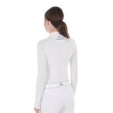 EQUESTRO® ženska tehnična tekmovalna majica LONG SLEEVE, dolg rokav