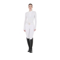 EQUESTRO® ženska tehnična tekmovalna majica LONG SLEEVE, dolg rokav