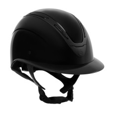 Equestro® jahalna čelada Apocalypse Glossy, črna