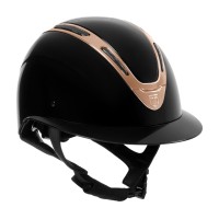 Equestro® jahalna čelada Apocalypse Glossy, črna-rosegold Equestro® jahalna čelada Apocalypse Glossy, črna-rosegold