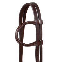Pool's western uzda na eno uho BRASS THROAT LATCH