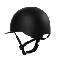 Equestro® jahalna čelada AZAEL BLACK - GUNMETAL, širok vizir