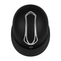 Equestro® jahalna čelada AZAEL BLACK - GUNMETAL, širok vizir