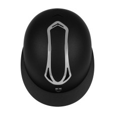Equestro® jahalna čelada AZAEL BLACK - GUNMETAL, širok vizir