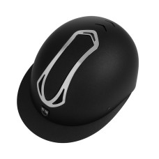 Equestro® jahalna čelada AZAEL BLACK - GUNMETAL, širok vizir