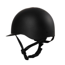 Equestro® jahalna čelada AZAEL BLACK - ROSEGOLD, širok vizir