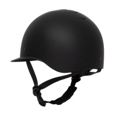 Equestro® jahalna čelada AZAEL BLACK, širok vizir