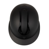 Equestro® jahalna čelada AZAEL BLACK, širok vizir