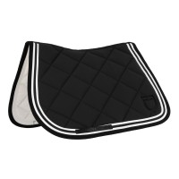 Skakalna podsedelnica EQUESTRO Double Stripes BLACK