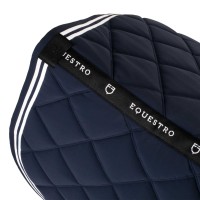 Skakalna podsedelnica EQUESTRO Double Stripes NAVY