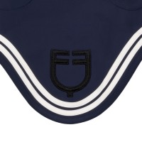 Naušniki EQUESTRO DOUBLE STRIPE NAVY