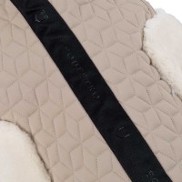 EQUESTRO® podloga LYCRA SHEEPSKIN, prava ovčka COBBLESTONE