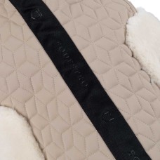 EQUESTRO® podloga LYCRA SHEEPSKIN, prava ovčka COBBLESTONE