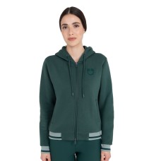 EQUESTRO® ženska hoodie jopica with front zipper