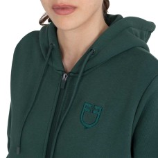 EQUESTRO® ženska hoodie jopica with front zipper