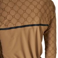 EQUESTRO® ženska tehnična majica MONOGRAM PRINT, dolg rokav